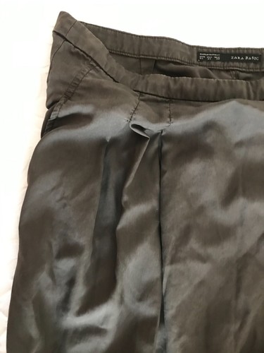 Pantaloni donna zara basic modello aladino grigio | eBay