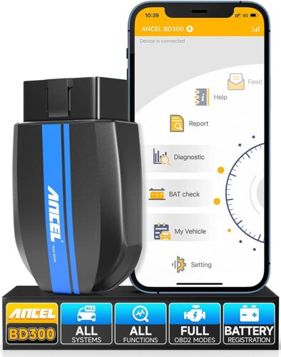 ANCEL BD300 For BMW Bluetooth OBD2 Scanner Code Reader Car Diagnostic Scan Tool - Afbeelding 1 van 12