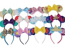 Set of 12 x Princess Rhinestone Tiara Minnie Mouse Ears / Disney Ears USA