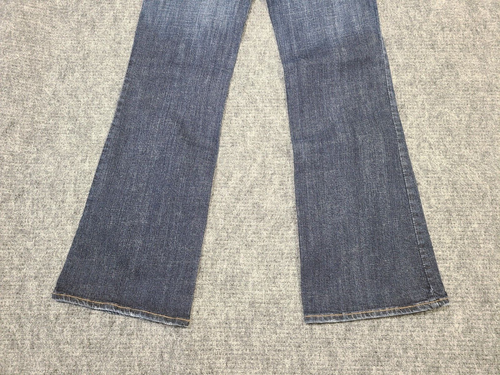Bu From Malibu Jeans Womens 28 Blue Denim 90s Y2K Skater Punk Grunge Flared Leg - Picture 12 of 17