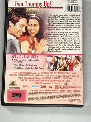 Return To Me David Duchovny Minnie Driver MGM 2000 DVD Standard Widescreen - Picture 7 of 8