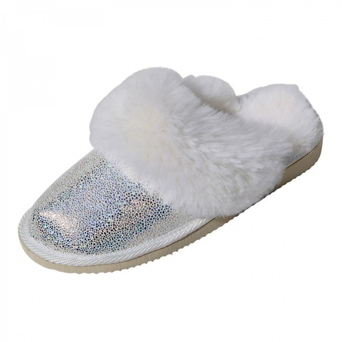Damen Lammfell Hausschuhe Malibu Glitzer Pantoffeln Puschen Merino Schaffell - Bild 12 von 42