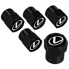 Lexus Tire Valve Stem Caps Black
