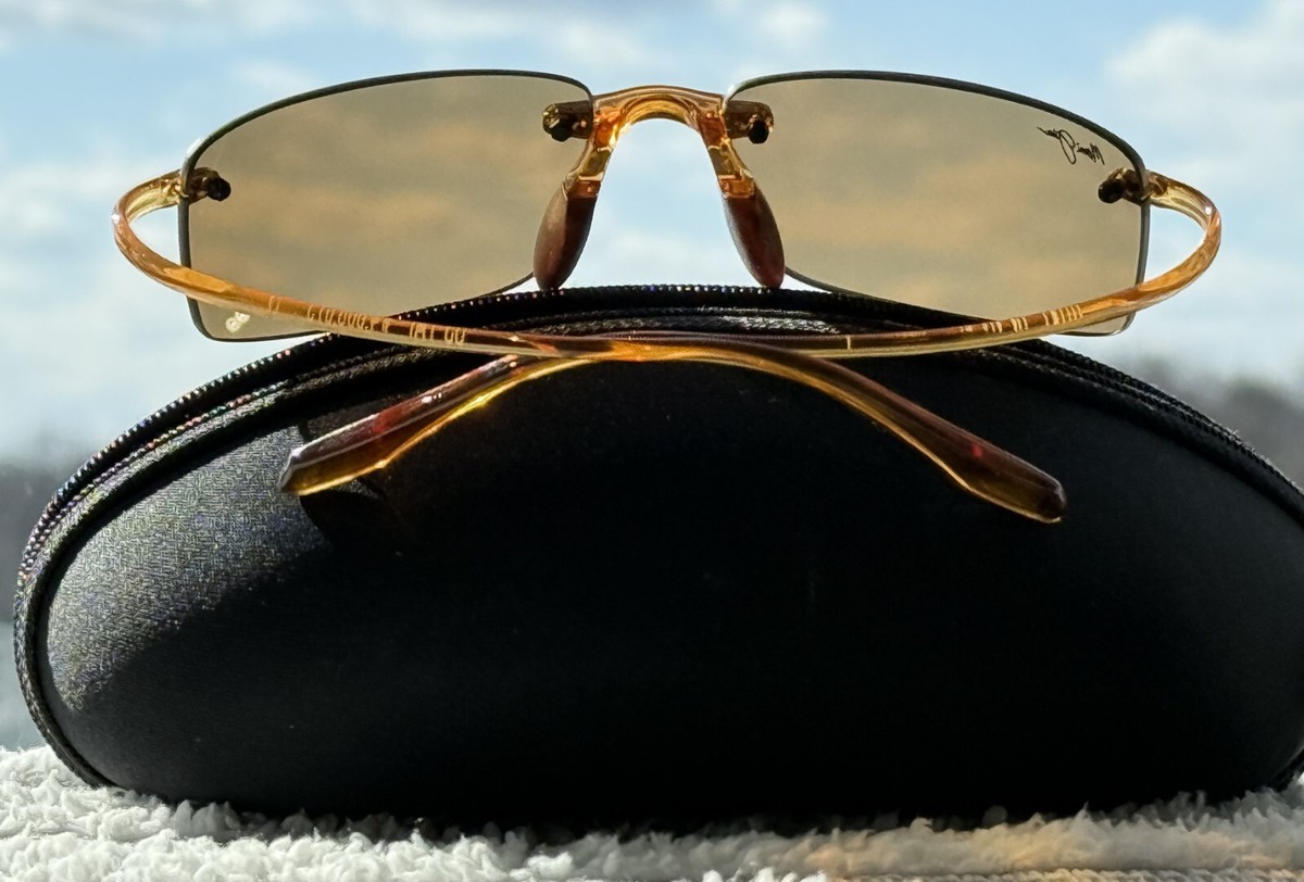 0104-037 耐湿ミラー／5㎜ Maui Jim Pele MJ 575 21 Rimless Amber Sunglasses + HCL Polarized