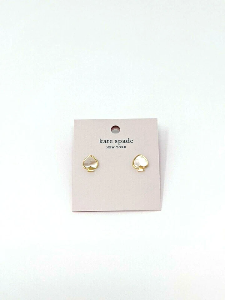 Серьги-гвоздики Kate Spade Signature O0RU2880 кремовые мульти с мешком для пыли - Изображение 3 из 4