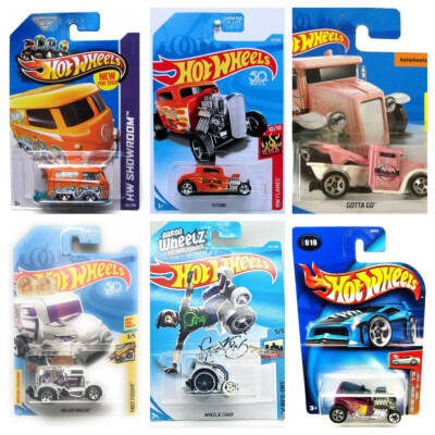 NEW Hot Wheels Minis Special Feature Lot of 6 Different Cars - 2003 to 2017