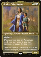 Gorion, Wise Mentor Foil (534) Etched Battle for Baldur's Gate CLB MTG Magic