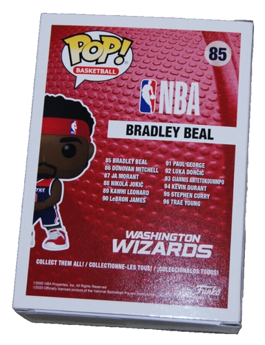 BRADLEY BEAL signed (WASHINGTON WIZARDS) #85 Funko Pop BECKETT BAS BR25986 - Picture 3 of 5