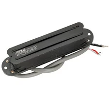 Wilkinson Low Gauss Black Hot Rail Single Coil Size Humbucker Guitar Neck Pickup