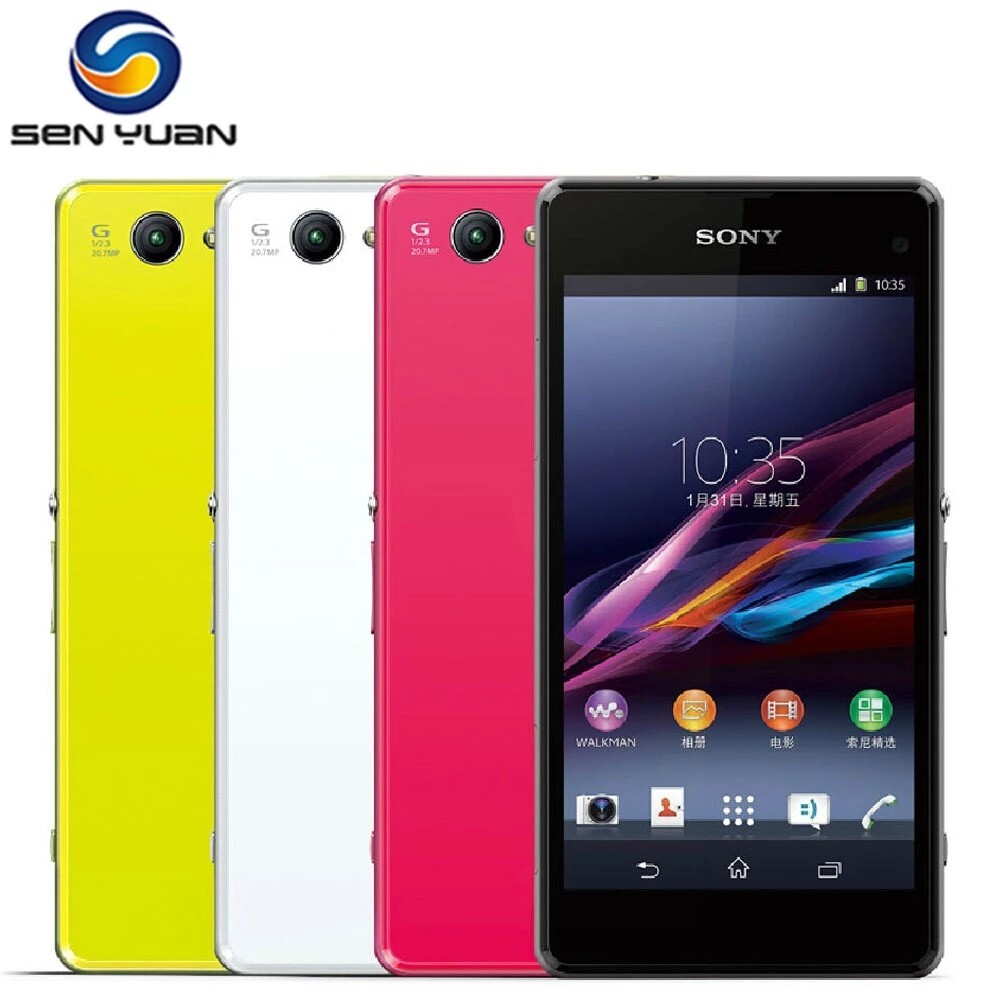 Sony Xperia Z1 Compact D5503 - 16GB - Black (Unlocked) Smartphone