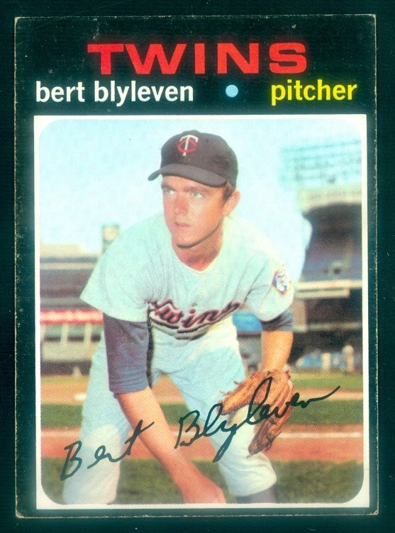 1971 Topps #26 Bert Blyleven Rookie Card EX Condition