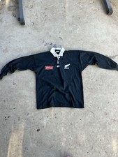 Vintage 1994-96 Canterbury of New Zealand All Blacks x Steinlager rugby shirt M