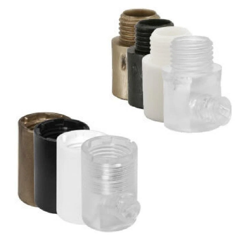 GLOBE WAREHOUSE Aliviador de tracción boquilla de sujeción lámpara casquillo M10x1 para lámparas cable cable textil