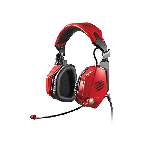 Mad Catz F.R.E.Q.5 Stereo Gaming Headset for PC and Mac, Red
