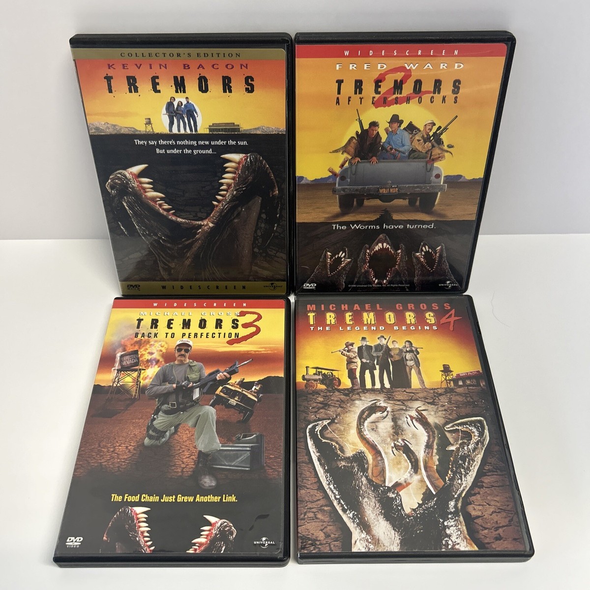 Tremors 1 2 3 4 Set DVD Movie Collection 1-4 - Region US