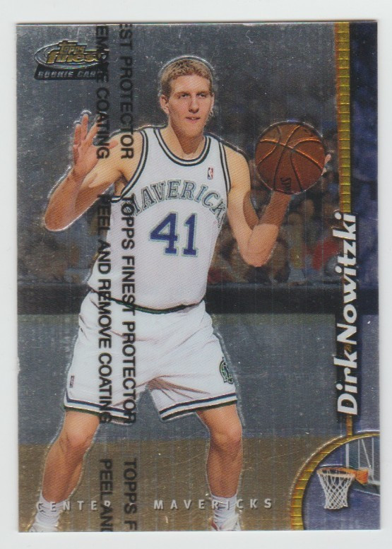 DIRK NOWITZKI 1998-99 Topps Finest Rookie Card #234 SP RC w/ Protector NM-MT
