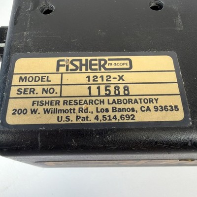 Fisher Metal Detector M-scope 1212-X Metal Detector Replacement Control Box | eBay Fisher Metal Detector M-scope 1212-X Metal Detector Replacement Control Box | eBay