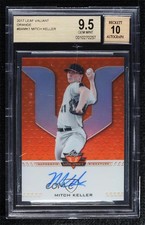 2017 Leaf Valiant Draft Orange 19/25 Mitch Keller BGS 9.5 GEM MINT Auto s5q