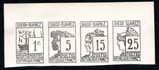 Colonies Françaises Diégo Suarez N°6/9 bande Nsg TB (FAUX) !