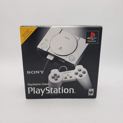 New Sony PlayStation Classic Gray Console Gaming System 3003348