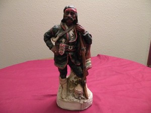 LEWIS&CLARK EMPTY CHARBONNEUA WHISKEY DECANTER BY GARY SCHILDT