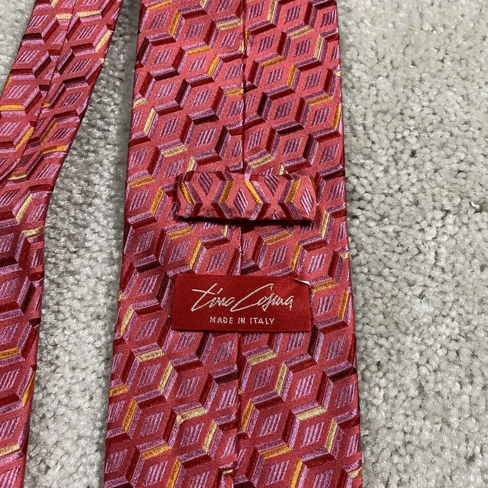 Corbata Tino Cosma Para Hombres Seda Italia Geométrica Formal Vestido Corbata Lujo Boda Foto 2 de 4