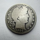 1908 D Denver Mint Barber Half Dollar