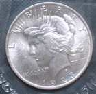 1923 P PEACE DOLLAR  - BU - HIGH GRADE - NICE COIN - (ref# 481-C)