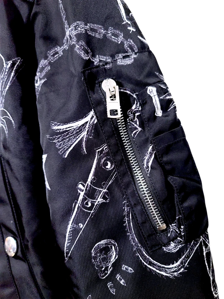 Givenchy Spring 2017 "17S" Reversible Bomber Jacket | Size 48 M | Riccardo Tisci - Image 4 of 4