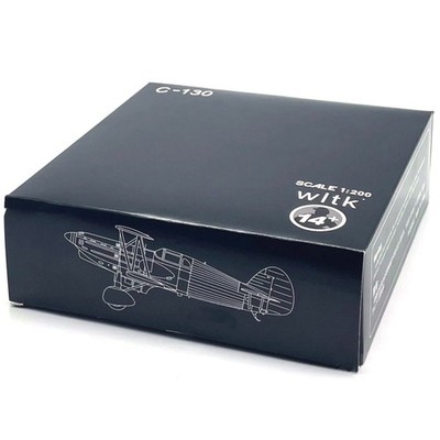Escala 1/200 US C-130 Hercules Transport Aircraft Modelo de metal Modelo de avión fundido a presión para colección o regalo