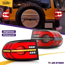 TT-ABC LED Tail Lights for Toyota FJ Cruiser 2007 2008-2014 Sequential Rear Lamp