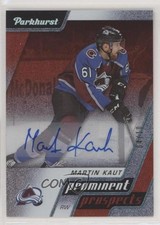 2020 Upper Deck Parkhurst Prominent Prospects Red 4/10 Martin Kaut #PP7 Auto a3i