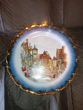 German Collector Plate Rothenburg Ob Der Tauber Bavaria Region