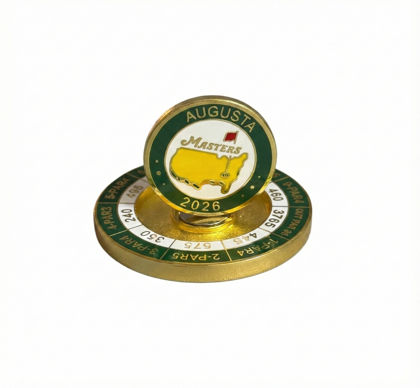 2026 Masters Tournament Magnetic Coin and 2 Sided Ball Marke