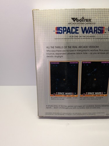 Vectrex Space Wars Spiel SPIELBOX OVERLAY GETESTET SCHÖNE BOX ANSEHEN - Bild 9 von 15