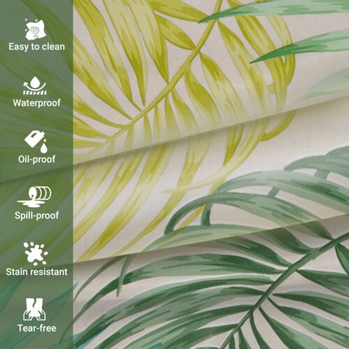 Nappe imperméable aux déversements Everyday Luxuries Palm Paradise tailles assorties - Photo 6 sur 14
