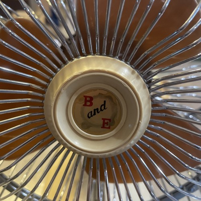 #ad #ad Vintage B And E Table Fan Cleaned And Oiled $100.00