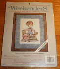 Weekenders Counted Cross Stitch Kit NEW Sealed Joey 03507 Boy with Toys w/ Mat
