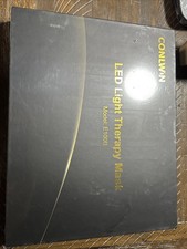 CONLWIN LED Light Therapy Mask E100B Black Face Model Unisex