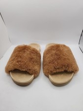 NEW Jenni Kayne Shearling Slide Sandal-Natural Size 5.5/6 US 36 