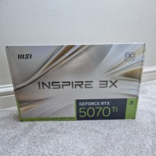 NVIDIA GeForce RTX MSI 5070 Ti 16G INSPIRE 3X OC GPU Gaming Card GDDR7