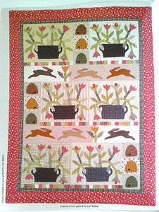 Festival of Life Jan Patek quilt pattern book primitive applique spring rabbits