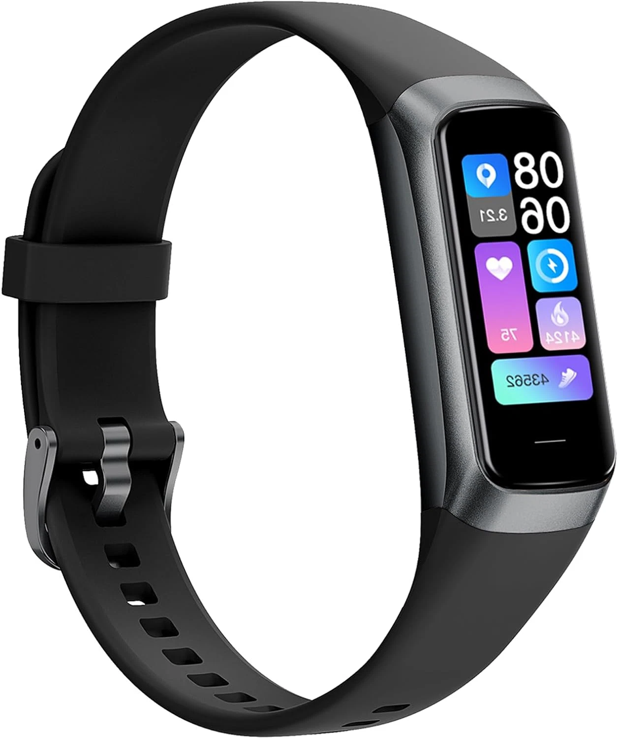 Keep Health Fitness Trackers for Women Men Amoled Step Counter Slim Thin