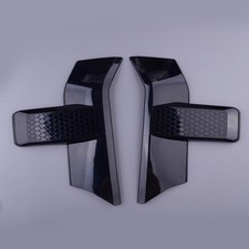 1Pair Black Front Bumper Headlight Grille Cover Trim Fit For Ford F150 2015-2020