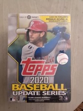 2020 Topps Update Baseball Cards Factory Sealed Blaster Box with Exclusive Coin