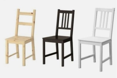 Ikea Ivar Stefan,Dining Home Office Multi Use Chairs,Solid Wood