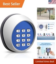 Aluminum Wireless Keypad with LED Backlight - Security for Gates and Access