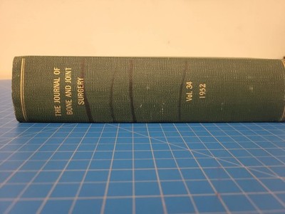 1952 Journal of Bone and Joint Surgery Vol 34-A No 1 American Volume Orthopedic