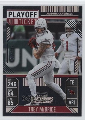 2024 Panini Contenders Playoff Ticket 33/199 Trey McBride #1 05ks