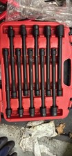 Mac Tools 10pc ” Extension Swivel Socket Set. Metric 8-17mm New